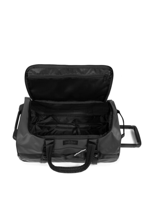 DUFFEL PACK WHEEL S Small water-repellent duffel bag trolley tarp black2 - Hand luggage