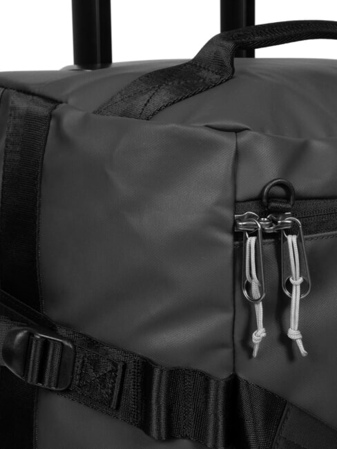 DUFFEL PACK WHEEL S Small water-repellent duffel bag trolley tarp black2 - Hand luggage