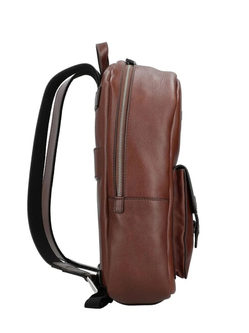 BIAGIO Leather backpack brown 14/ruthenium palladium - Backpacks & School and Leisure