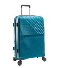 LESAC SLIDE Medium Expandable Trolley petrol blue - Rigid Trolley Cases - 3