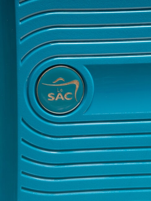 SLIDE Medium Expandable Trolley petrol blue - Rigid Trolley Cases