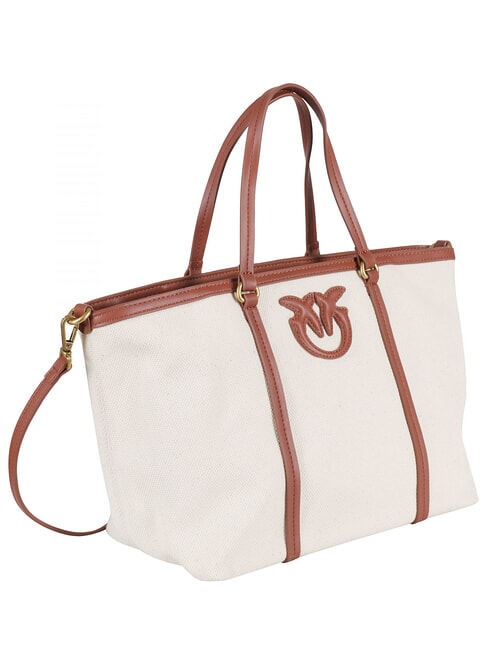 MIRANDA Shopping Bag with Shoulder Strap multibeige/leather-antique gold - Women’s Bags