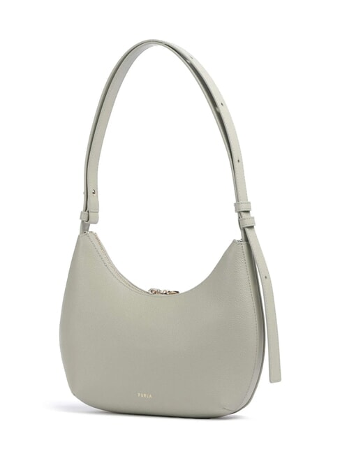 GOCCIA Hammered leather shoulder bag light sage - Women’s Bags