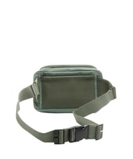 PIQUADRO CAMPIONARIO - GIO Leather and fabric bum bag - Hip pouches