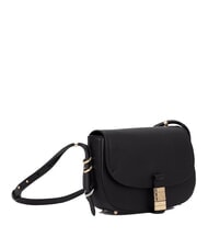 PINKO SADDLE Small leather shoulder bag black limousine-mix gal. gold-n - Women’s Bags - 2