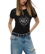 JOHN RICHMOND ZARES  Short-sleeved T-shirt black - T-shirt - 4