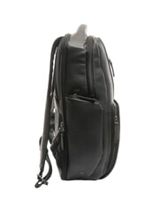 PIQUADRO AKRON Leather backpack for 15.6" laptop Black - Laptop backpacks - 4