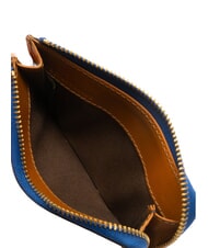 THE BRIDGE CHIARA  Flat leather wallet Cognac / Gold - Women’s Wallets - 4