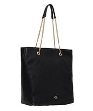CALVIN KLEIN CKJ MINIMAL MONOGRAM Chain Handle Shopping Bag - Women’s Bags