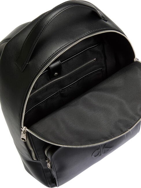CKJ SCULPTED IMPRESS Backpack with 14" laptop pocket on black - Backpacks & School and Leisure