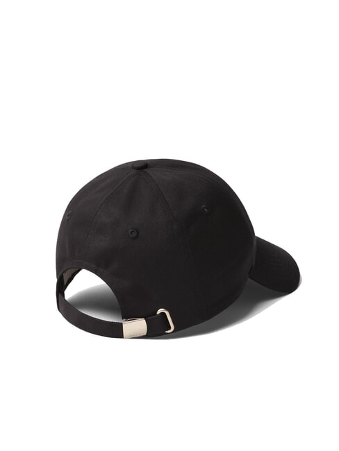 CKJ MONO LOGO Cotton baseball cap on black - Hats