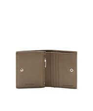 CALVIN KLEIN CK LEATHER Vertical leather wallet taupe - Men’s Wallets - 2
