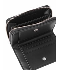 CALVIN KLEIN CKJ MINIMAL MONOGRAM Medium Leather Wallet - Women’s Wallets