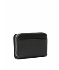 CALVIN KLEIN CKJ MINIMAL MONOGRAM Medium Leather Wallet on black - Women’s Wallets - 3