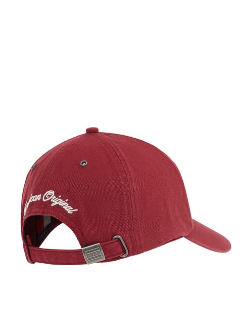 TJM ARCHIVE SCRIPT Baseball cap rustic cherry - Hats