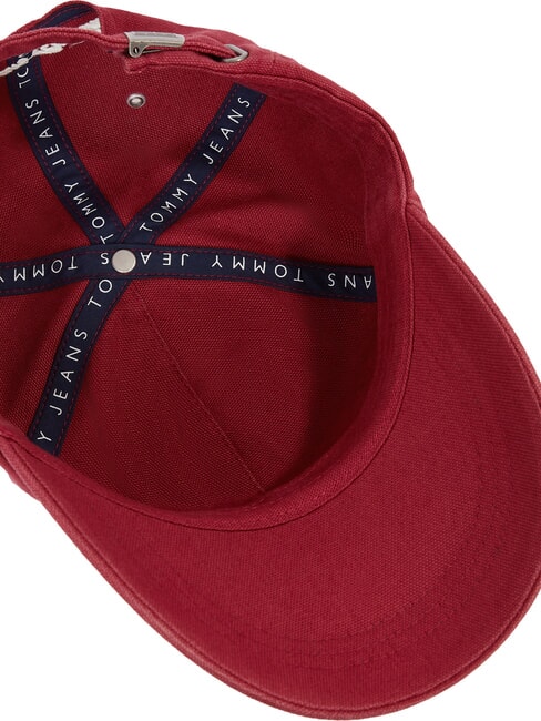 TJM ARCHIVE SCRIPT Baseball cap rustic cherry - Hats