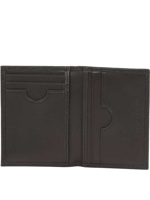 TH FLAG  Vertical leather wallet black - Men’s Wallets
