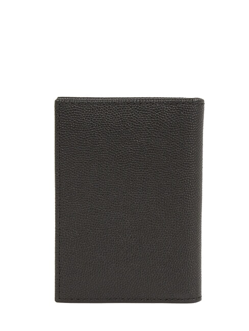TH FLAG  Vertical leather wallet black - Men’s Wallets