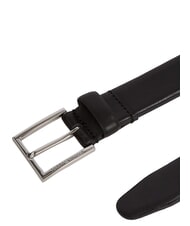 TOMMY HILFIGER HUDSON  Leather belt black - Belts - 3