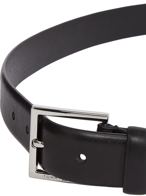 HUDSON  Leather belt black - Belts