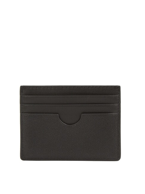 TH FLAG  Flat leather card holder black - Men’s Wallets