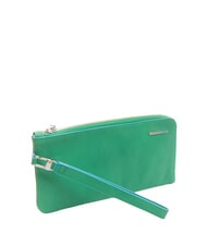 PIQUADRO CAMPIONARIO -  BLUE SQUARE Leather clutch with cuff green/bluesquare - Women&rsquo;s Bags - 2