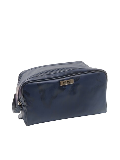 GEO Double zip beauty case blueberry blue - Beauty Case