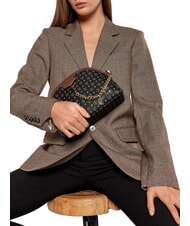 POLLINI HERITAGE  Shoulder mini bag black brown - Women’s Bags - 5