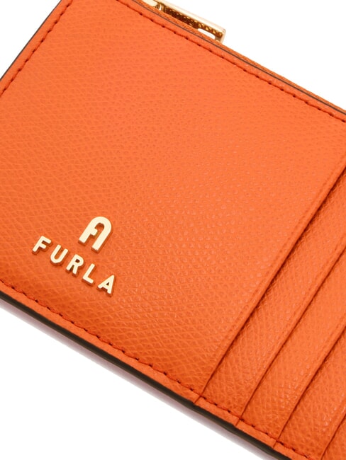 CAMELIA Flat leather wallet paprika - Women’s Wallets