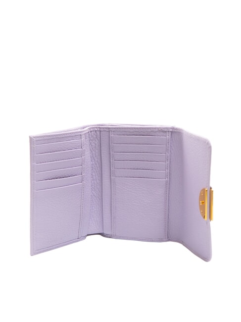 TALEA Medium hammered leather wallet lav./lav. - Women’s Wallets