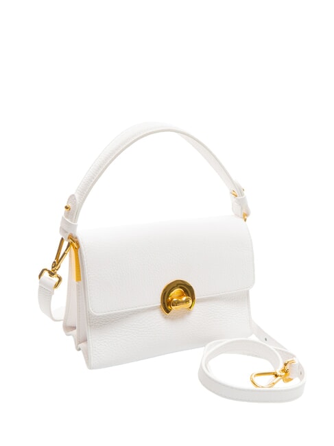 BINXIE Textured leather mini bag brilliant white - Women’s Bags