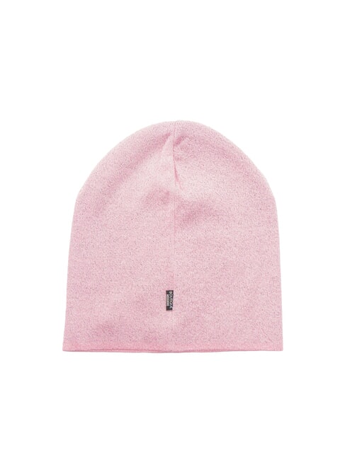 CUORE Lurex knitted hat rose - Hats
