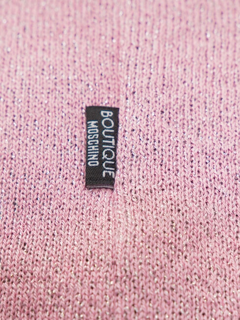 CUORE Lurex knitted hat rose - Hats