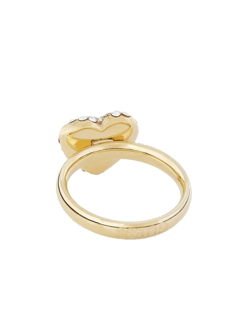 IN MY HEART Ring with heart and zirconia yellow gold - Rings