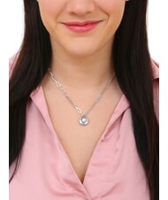 GUESS ROLLING HEARTS Heart Zirconia Necklace - Necklaces