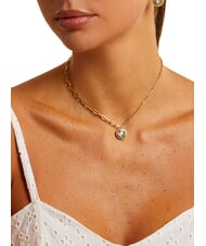 GUESS ROLLING HEARTS Heart Zirconia Necklace - Necklaces