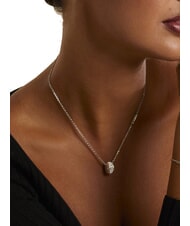 GUESS ROLLING HEARTS Zirconia Charm Necklace - Necklaces