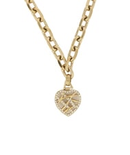 GUESS HEART CAGE Chain necklace with heart - Necklaces