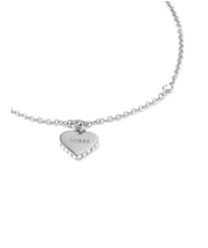 GUESS FALLING IN LOVE Heart necklace SILVER - Necklaces - 4