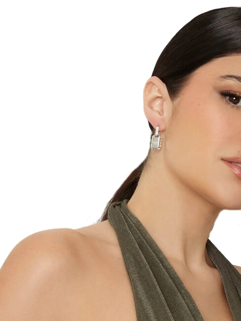 HASHTAG Logo pendant earrings SILVER - Earrings