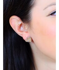 GUESS FALLING IN LOVE Heart Lock Earrings - Earrings