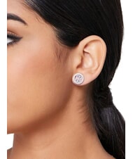GUESS STUDS PARTY 4G Logo Ear Stud Earrings SILVER - Earrings - 2
