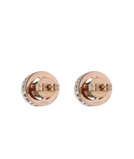 GUESS SOLITAIRE Earrings with crystals ROSE GOLD - Earrings - 2