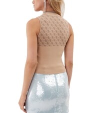 GUESS RN LISE 4G Mock neck tank top - T-shirt