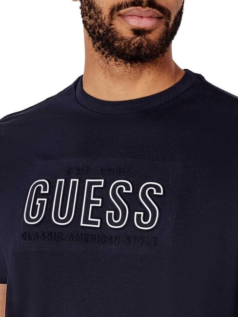 BSC EMBOSSED LOGO T-shirt with embossed print smart blue multi - T-shirt