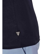 GUESS BSC EMBOSSED LOGO T-shirt with embossed print smart blue multi - T-shirt - 4