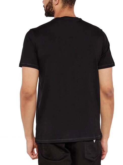 TRIANGLE Cotton T-shirt with print jetbla - T-shirt