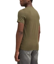 GUESS CORE Cotton T-Shirt olive morning - T-shirt - 2