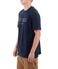 GUESS BOX LOGO T-shirt with embroidered logo - T-shirt