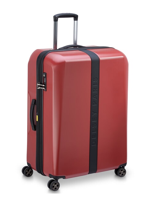 PROMENADE HARD 2.0 Large expandable trolley burgundy - Rigid Trolley Cases